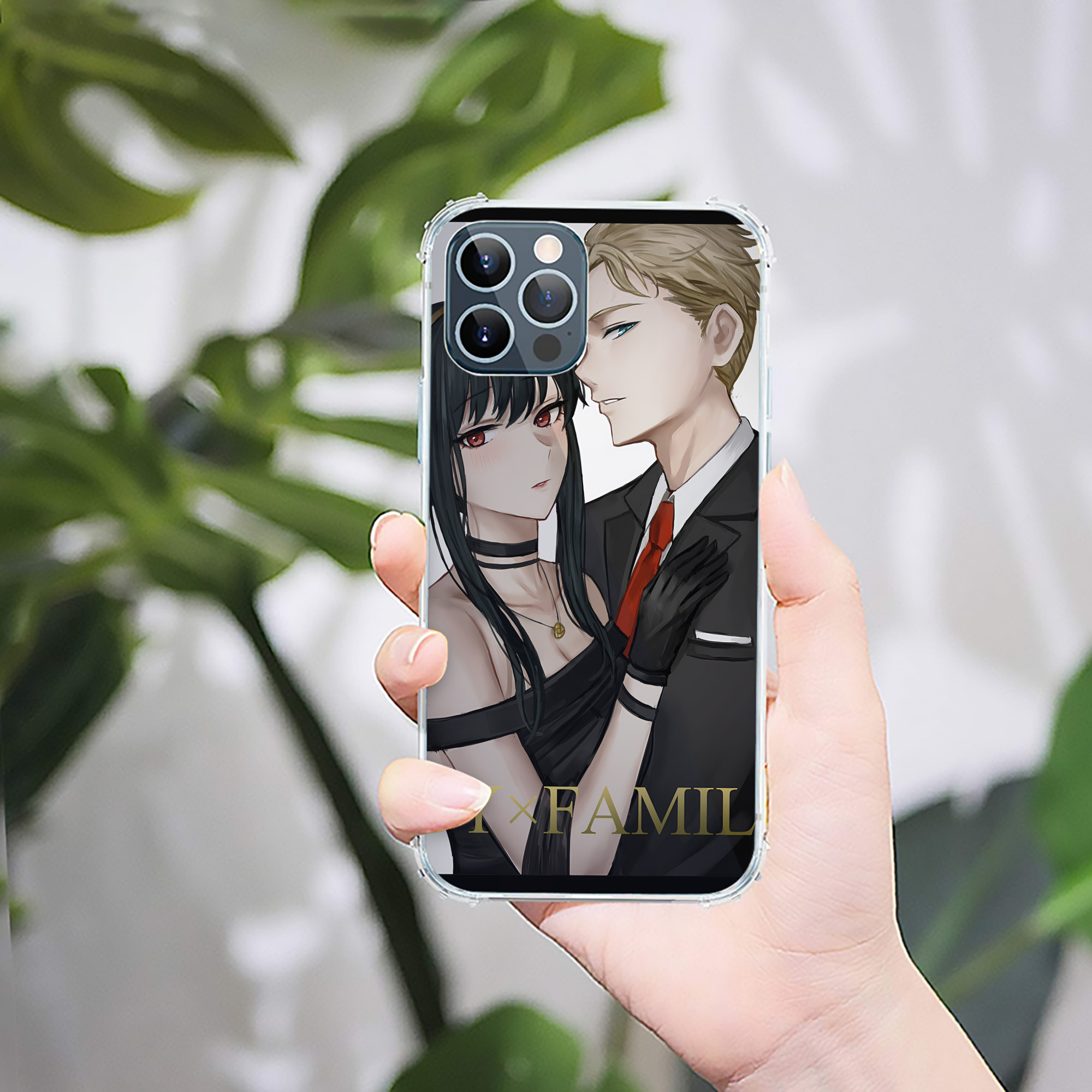 （画像用） SPY×FAMILY间谍家家酒 【iPhone 12シリーズ対応】透明スマホケース（クリアソフトケース）